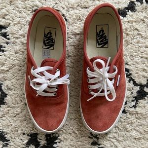 Burnt Orange Suede Vans